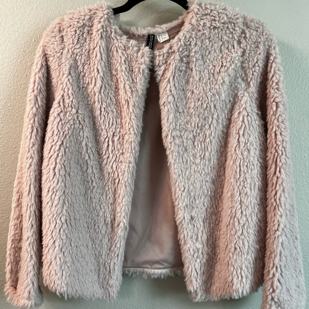 H&M pink cardigan, worn 2x; size medium